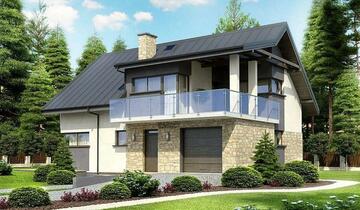 Дома с балконом