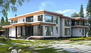 Дома с плоской крышей